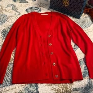 Gorgeous Tory Burch Cardigan Red
